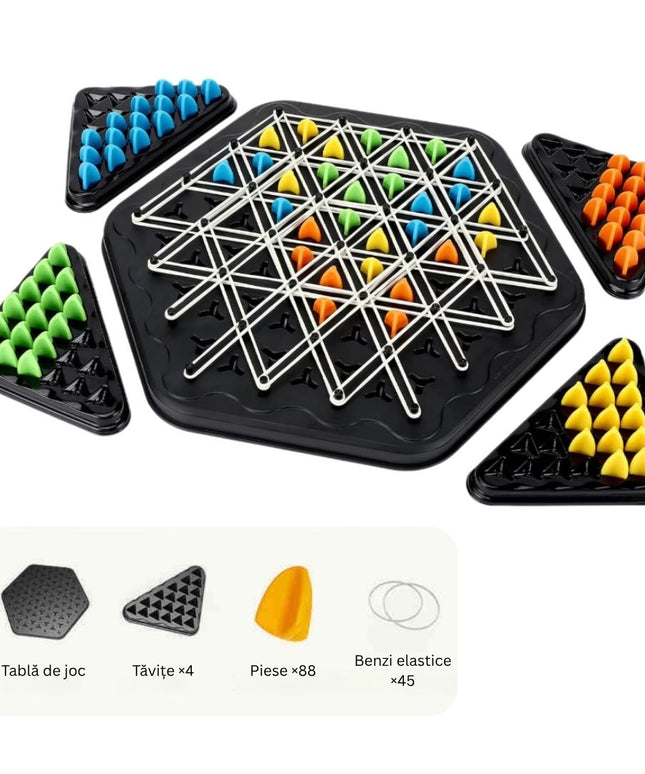 Joc de logică și strategie cu triunghiuri, 5 ani+