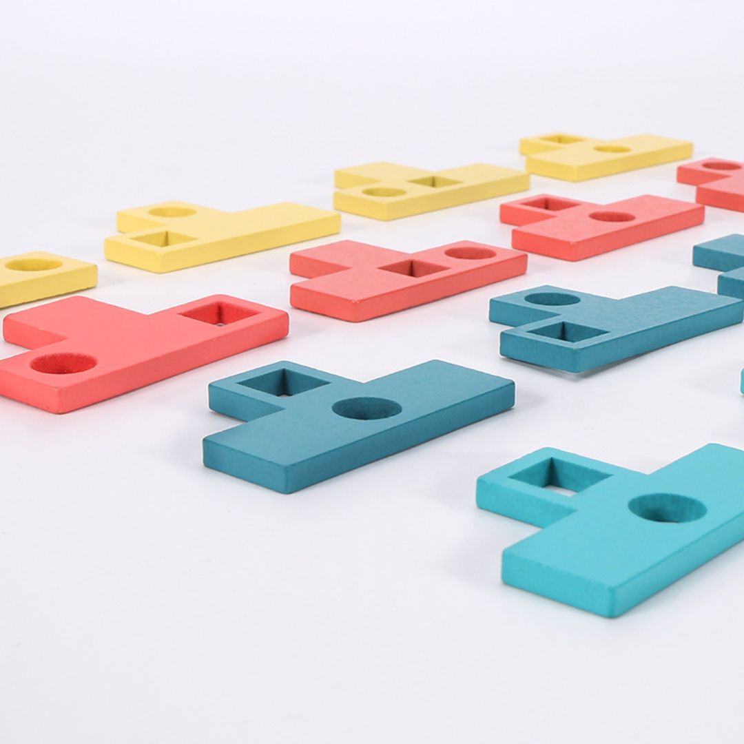 Joc de logică Montessori, Tetris T-Paired