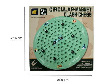 Joc de șah magnetic – tablă circulară cu 20 de bile - Bebeboo - Totul pentru copii. Jucării, Hăinuțe, Perne, Mobilier, Textile