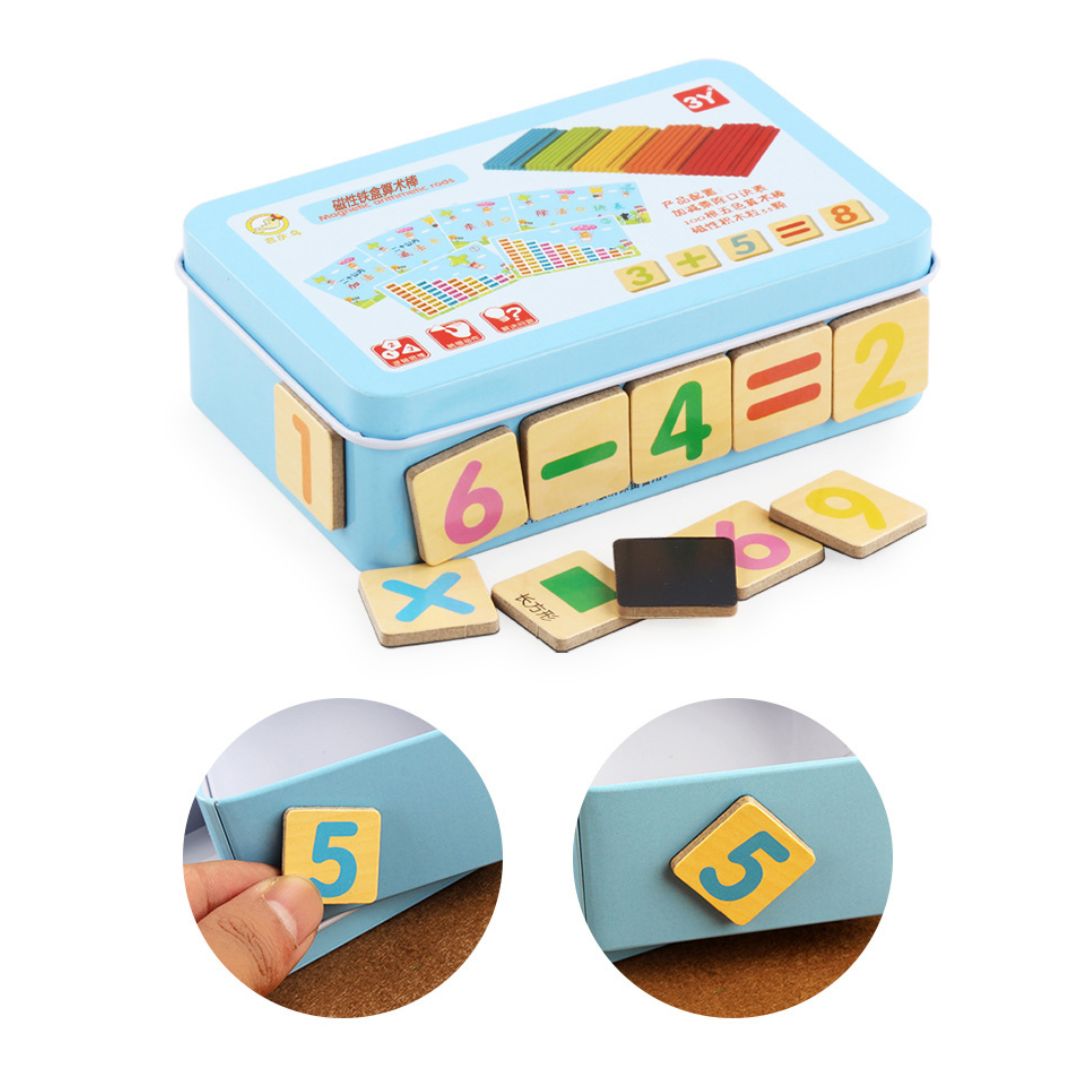 Joc matematic cu bețișoare, 3 ani+