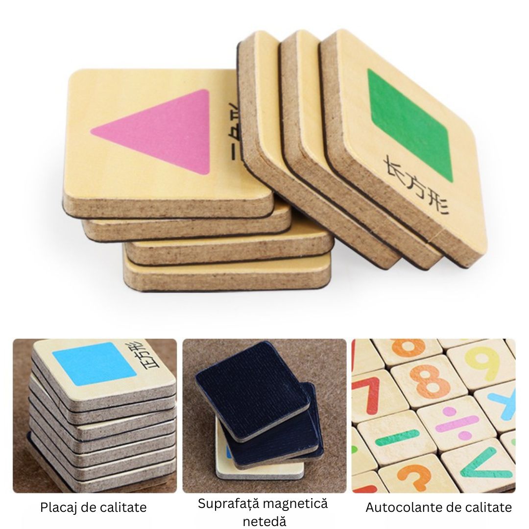 Joc matematic cu bețișoare, 3 ani+