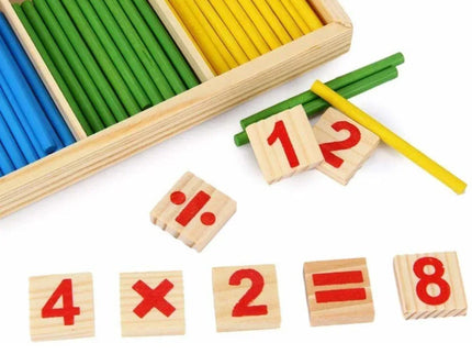 Joc matematic: Numărăm și Calculăm, 4 ani+ - Bebeboo - Totul pentru copii. Jucării, Hăinuțe, Perne, Mobilier, Textile