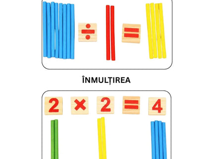 Joc matematic: Numărăm și Calculăm, 4 ani+ - Bebeboo - Totul pentru copii. Jucării, Hăinuțe, Perne, Mobilier, Textile