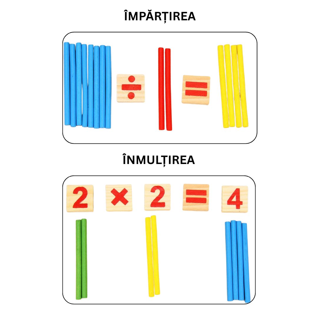Joc matematic: Numărăm și Calculăm, 4 ani+
