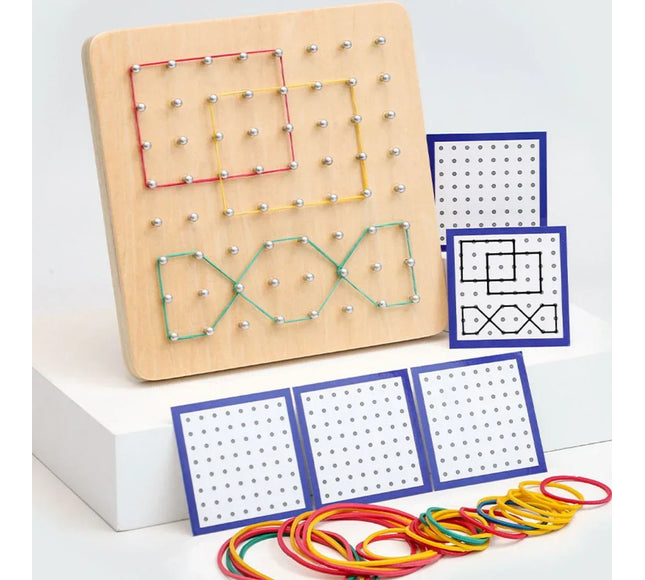 Joc Montessori cu Elastice și Carduri - Bebeboo - Totul pentru copii. Jucării, Hăinuțe, Perne, Mobilier, Textile