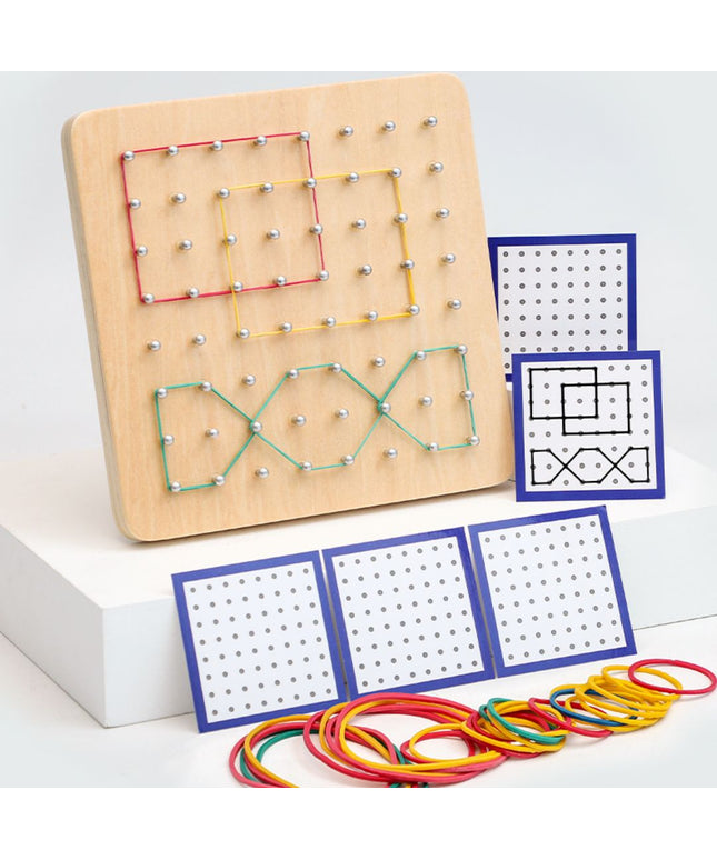 Joc Montessori cu Elastice și Carduri