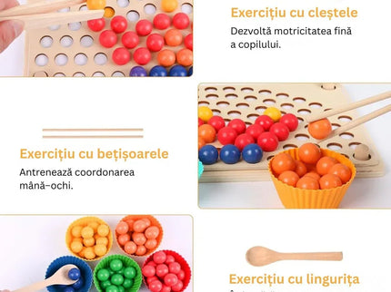 Joc de sortare a bilelor - Curcubeu - Bebeboo - Totul pentru copii. Jucării, Hăinuțe, Perne, Mobilier, Textile
