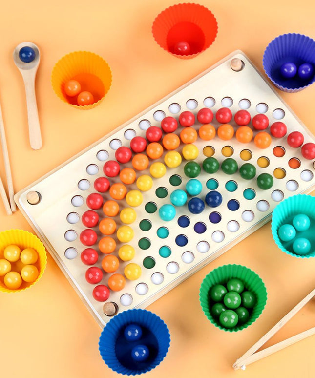 Joc de sortare a bilelor - Curcubeu