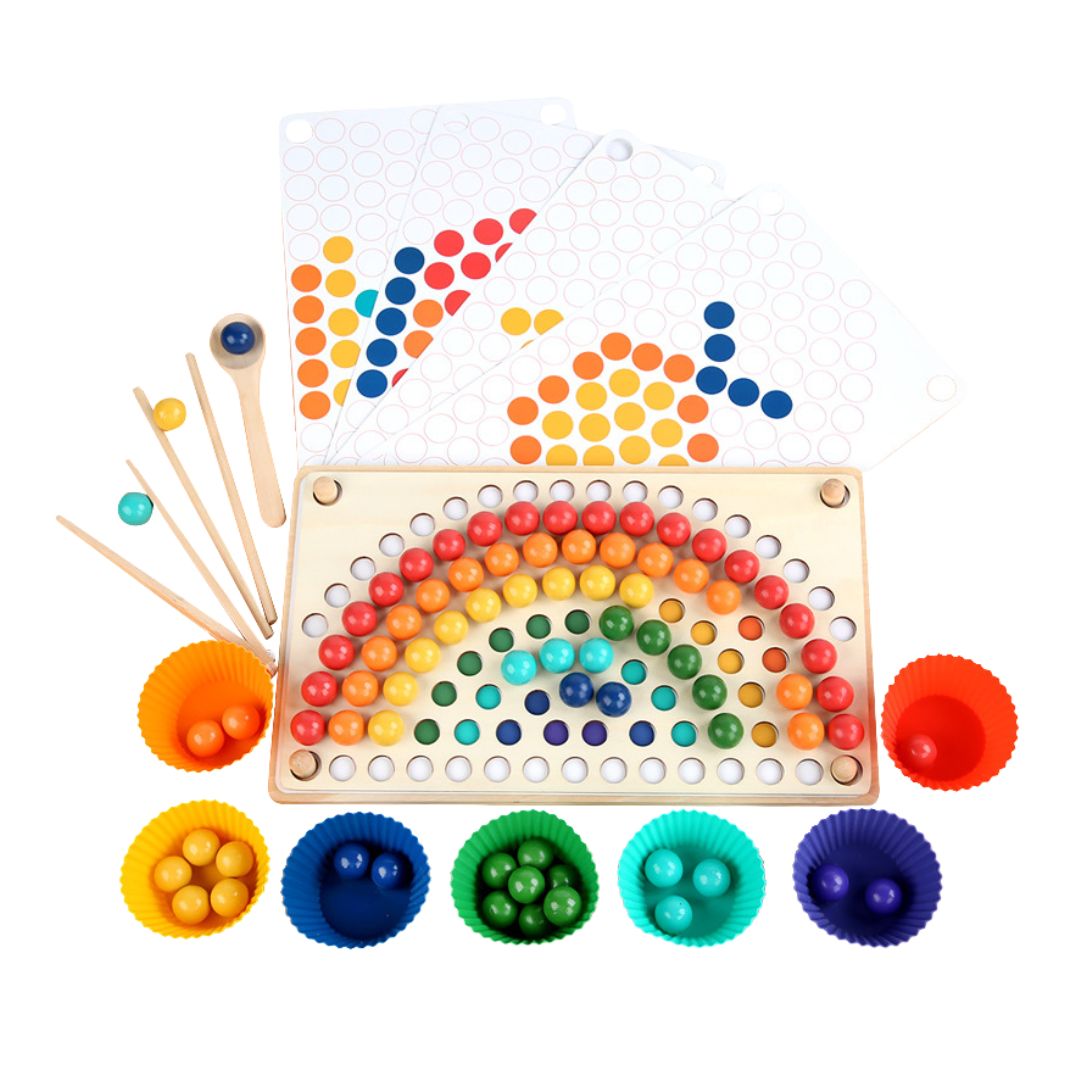 Joc de sortare a bilelor - Curcubeu