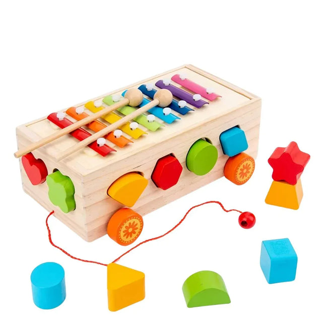 Sortator de forme și xilofon colorat - Bebeboo - Totul pentru copii. Jucării, Hăinuțe, Perne, Mobilier, Textile
