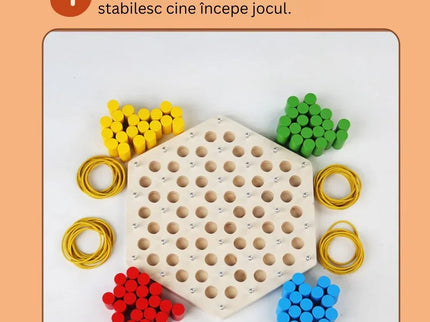 Tabla Triunghiurilor, joc de strategie - Bebeboo - Totul pentru copii. Jucării, Hăinuțe, Perne, Mobilier, Textile