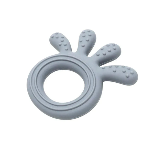 Jucărie Gingivală Silicon – Caracatiță Gri, 0 luni+ - Bebeboo - Totul pentru copii. Jucării, Hăinuțe, Perne, Mobilier, Textile