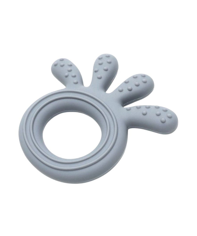 Jucărie Gingivală Silicon – Caracatiță Gri, 0 luni+