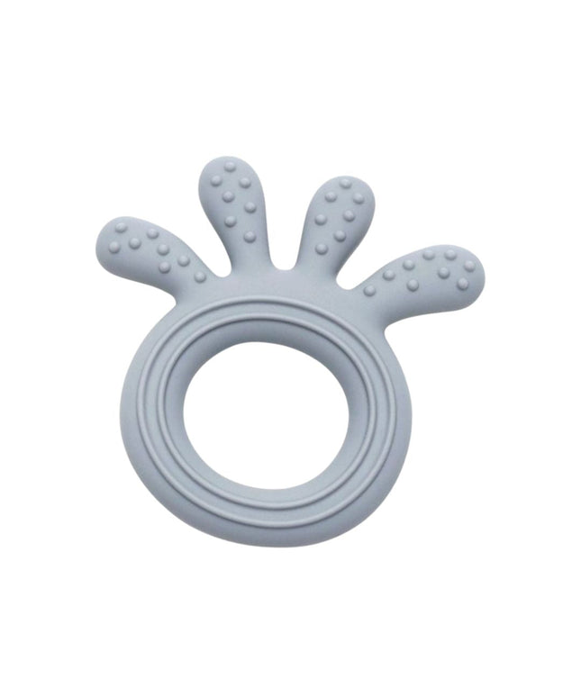 Jucărie Gingivală Silicon – Caracatiță Gri, 0 luni+