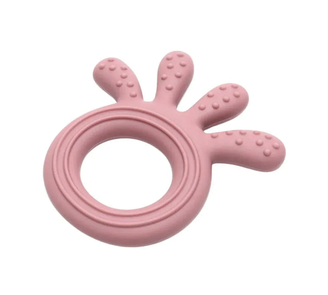 Jucărie Gingivală Silicon – Caracatiță Roz, 0 luni+ - Bebeboo - Totul pentru copii. Jucării, Hăinuțe, Perne, Mobilier, Textile