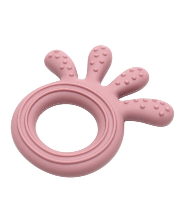 Jucărie Gingivală Silicon – Caracatiță Roz, 0 luni+