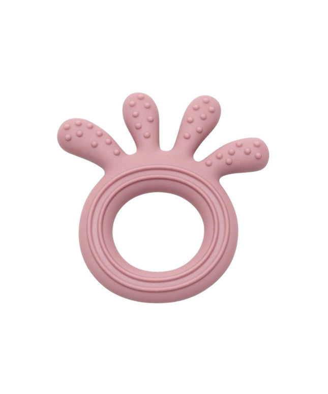 Jucărie Gingivală Silicon – Caracatiță Roz, 0 luni+