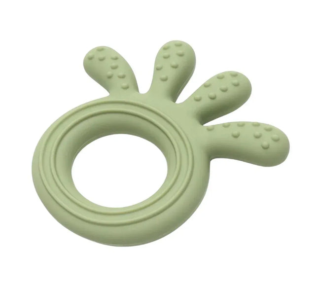 Jucărie Gingivală Silicon – Caracatiță Verde, 0 luni+ - Bebeboo - Totul pentru copii. Jucării, Hăinuțe, Perne, Mobilier, Textile