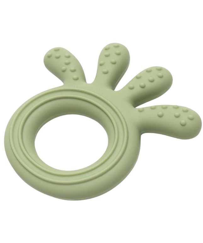 Jucărie Gingivală Silicon – Caracatiță Verde, 0 luni+