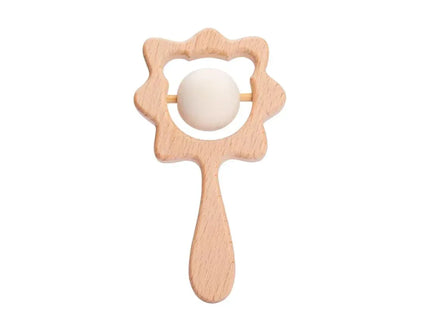 Jucărie de dentiție din lemn, 3 luni+ - Bebeboo - Totul pentru copii. Jucării, Hăinuțe, Perne, Mobilier, Textile