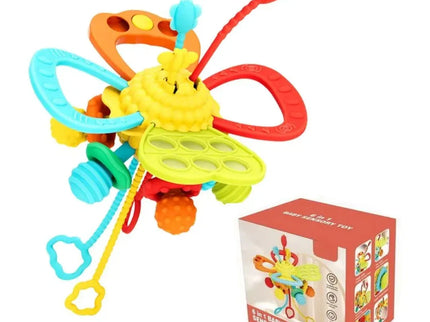 Jucărie Gingivală 6 în 1 Fluture, Silicon Moale, Bebeluși 18 luni+ - Bebeboo - Totul pentru copii. Jucării, Hăinuțe, Perne, Mobilier, Textile