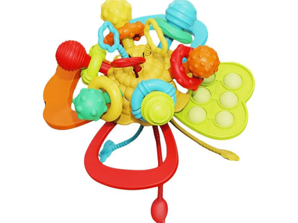 Jucărie Gingivală 6 în 1 Fluture, Silicon Moale, Bebeluși 18 luni+ - Bebeboo - Totul pentru copii. Jucării, Hăinuțe, Perne, Mobilier, Textile