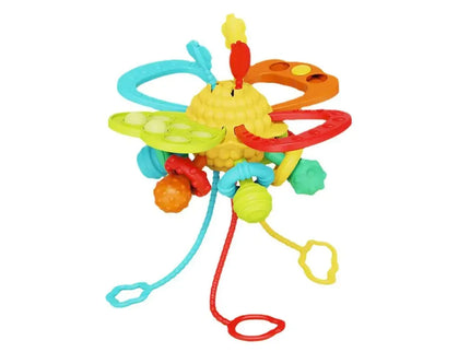 Jucărie Gingivală 6 în 1 Fluture, Silicon Moale, Bebeluși 18 luni+ - Bebeboo - Totul pentru copii. Jucării, Hăinuțe, Perne, Mobilier, Textile