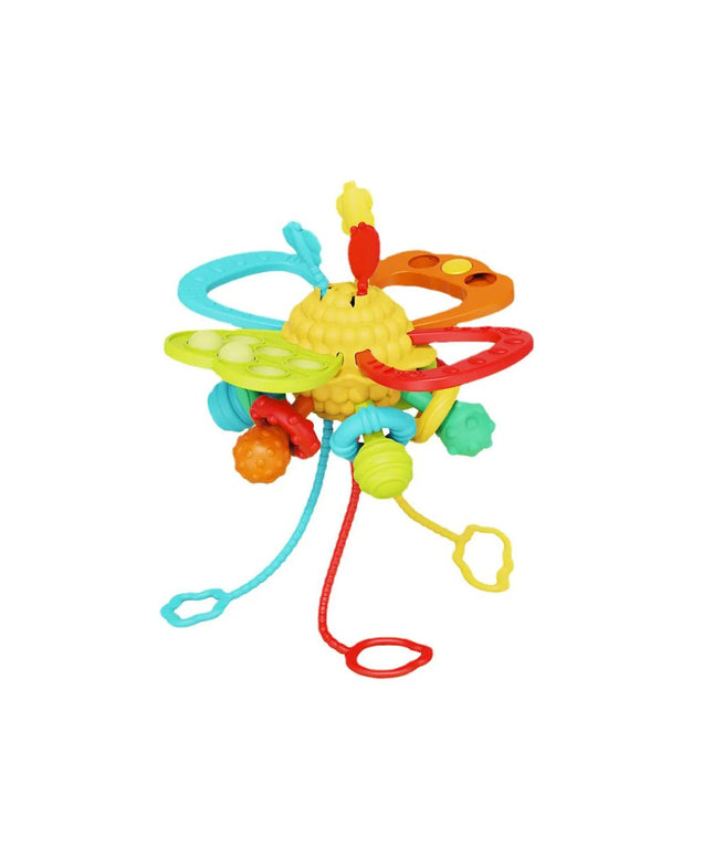 Jucărie Gingivală 6 în 1 Fluture, Silicon Moale, Bebeluși 18 luni+