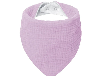 Baveta tip bandana pentru bebelusi, diverse culori, 0 luni+, muselina + bumbac terry