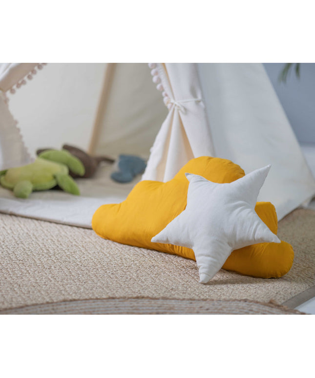 MEGA Set Cort teepee pentru copii, 110 cm x 110 cm - Cream Cloud