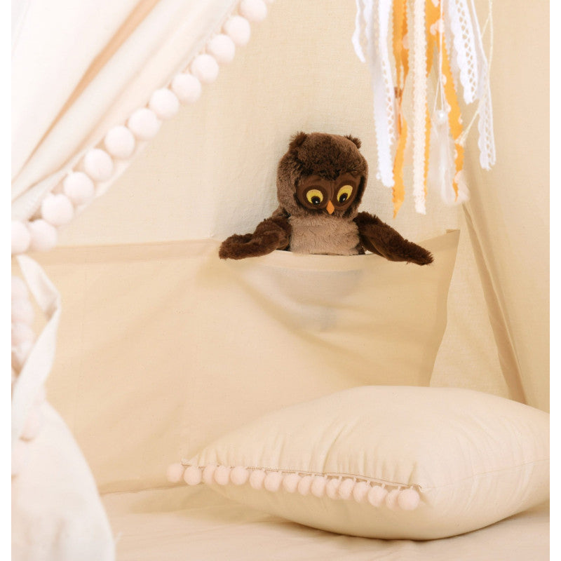 MEGA Set Cort teepee pentru copii, 110 cm x 110 cm - Cream Cloud