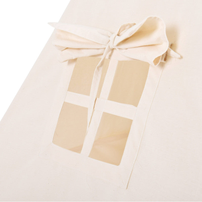 MEGA Set Cort teepee pentru copii, 110 cm x 110 cm - Cream Cloud