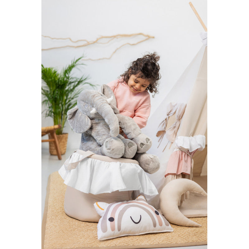 MEGA Set Cort teepee pentru copii, 110 cm x 110 cm - Sweet Ruffles