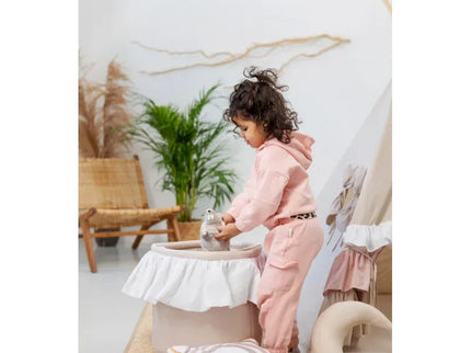 MEGA Set Cort teepee pentru copii, 110 cm x 110 cm - Sweet Ruffles - Bebeboo - Totul pentru copii. Jucării, Hăinuțe, Perne, Mobilier, Textile