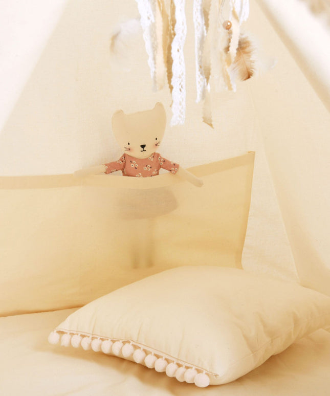 MEGA Set Cort teepee pentru copii Bubble Mesh, 10 elemente