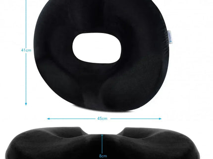 Perna de sezut pentru gravide | Perna Colac pentru hemoroizi, epiziotomie, de sezut | perna antihemoroizi - Culoare Negru | Donut - Bebeboo - Totul pentru copii. Jucării, Hăinuțe, Perne, Mobilier, Textile