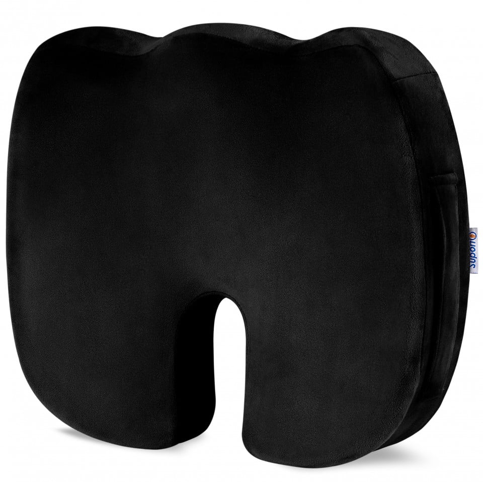 Perna de șezut pentru gravide | Perna Ortopedica Sezut Coccis pentru orice Scaun din Spuma cu Memorie, Fermitate Regular