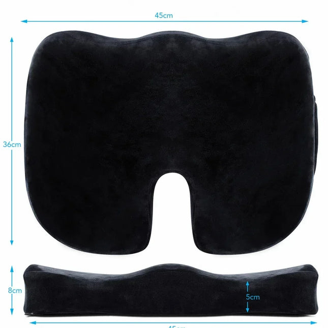 Perna de șezut pentru gravide | Perna Ortopedica Sezut Coccis pentru orice Scaun din Spuma cu Memorie, Fermitate Extra - Bebeboo - Totul pentru copii. Jucării, Hăinuțe, Perne, Mobilier, Textile