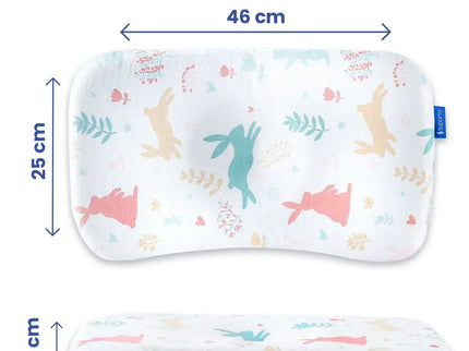 Perna ortopedica Baby pentru nou nascuti 8-24 luni | Multicolora cu Iepurasi | impotriva plagiocefaliei - Bebeboo - Totul pentru copii. Jucării, Hăinuțe, Perne, Mobilier, Textile