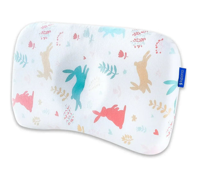 Perna ortopedica Baby pentru nou nascuti 8-24 luni | Multicolora cu Iepurasi | impotriva plagiocefaliei - Bebeboo - Totul pentru copii. Jucării, Hăinuțe, Perne, Mobilier, Textile