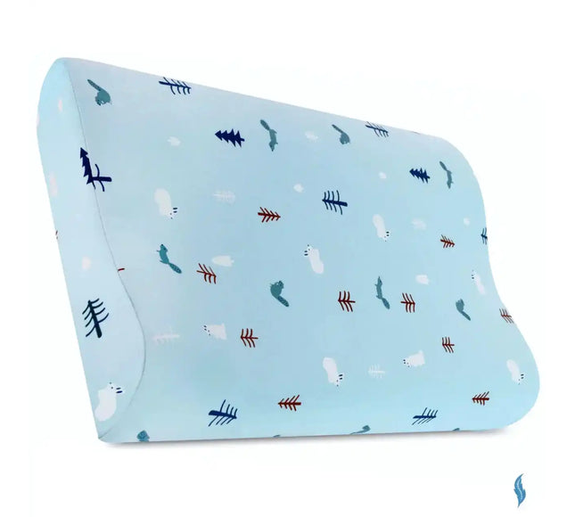 Perna pentru copii Toddler 24+ luni Albastra, Hipoalergenica, din spuma cu memorie - Bebeboo - Totul pentru copii. Jucării, Hăinuțe, Perne, Mobilier, Textile