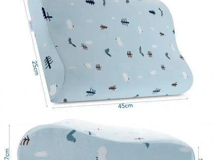 Perna pentru copii Toddler 24+ luni Albastra, Hipoalergenica, din spuma cu memorie - Bebeboo - Totul pentru copii. Jucării, Hăinuțe, Perne, Mobilier, Textile
