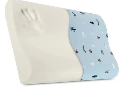 Perna pentru copii Toddler 24+ luni Albastra, Hipoalergenica, din spuma cu memorie - Bebeboo - Totul pentru copii. Jucării, Hăinuțe, Perne, Mobilier, Textile
