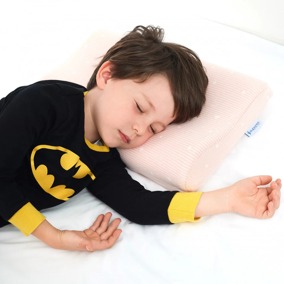 Perna pentru copii Toddler - Pattern Roz 24+ luni Hipoalergenica, din spuma cu memorie