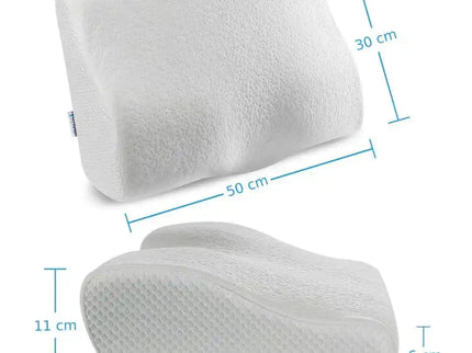 Set 2X perne cu suport cervical din spuma cu memorie pentru copii 12-16 ani 50x30, cu perforatii - Bebeboo - Totul pentru copii. Jucării, Hăinuțe, Perne, Mobilier, Textile
