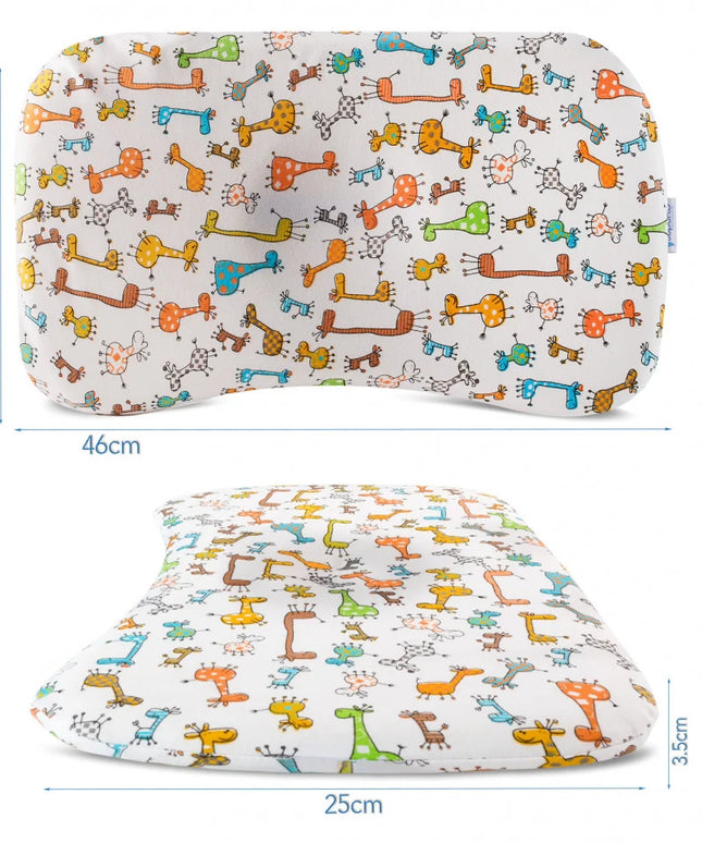 Perna ortopedica Baby pentru nou nascuti 8-24 luni | Multicolora cu animalute | impotriva plagiocefaliei