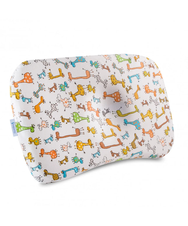 Perna ortopedica Baby pentru nou nascuti 8-24 luni | Multicolora cu animalute | impotriva plagiocefaliei
