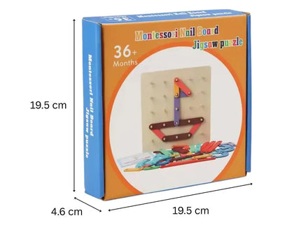 Placă Montessori cu litere, cifre și forme - Bebeboo - Totul pentru copii. Jucării, Hăinuțe, Perne, Mobilier, Textile