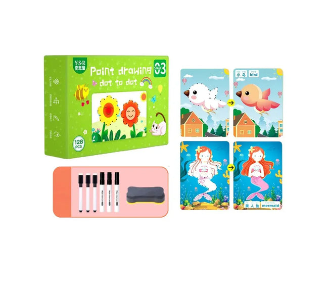 Planșe educative de scris, reutilizabile, 128 buc - Bebeboo - Totul pentru copii. Jucării, Hăinuțe, Perne, Mobilier, Textile