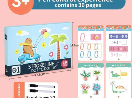 Planșe educative de scris, reutilizabile, 18 buc - Bebeboo - Totul pentru copii. Jucării, Hăinuțe, Perne, Mobilier, Textile
